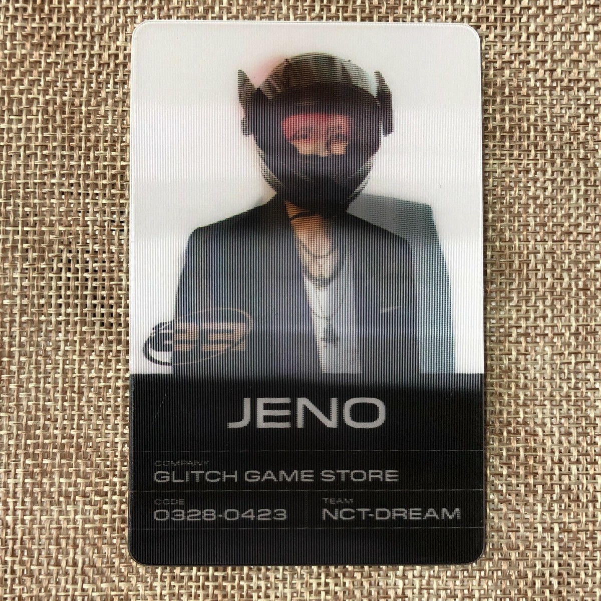 NCT DREAM JENO [GLITCH MODE] Official Lenticular Photocard