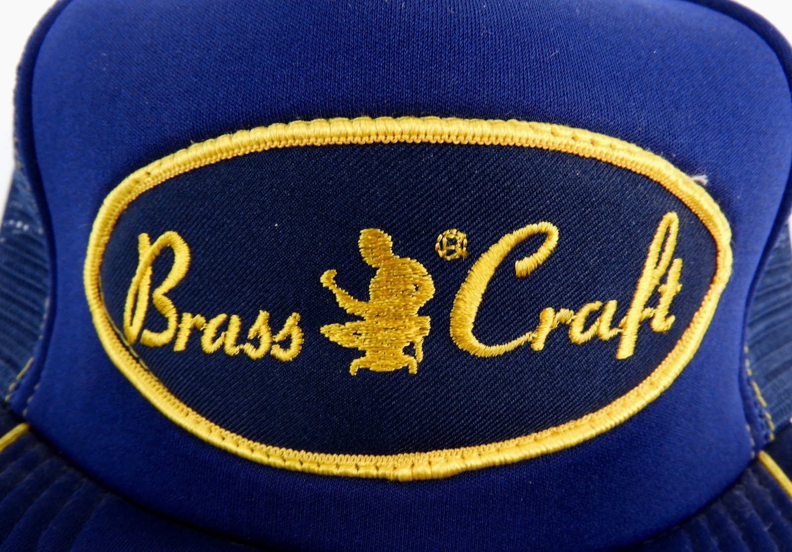 Brass Craft Vintage Hat Cap Navy Blue One Size fits M… Gem