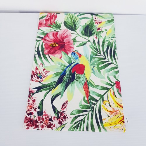 Handmade Decorative Table Runner Bright Tropical Flying Bird Print 148cm x 32cm - Picture 3 of 15