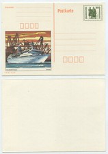 69726 - Ganzsache P 109 - Bildpostkarte MS Arkona, Rostock - ungebraucht