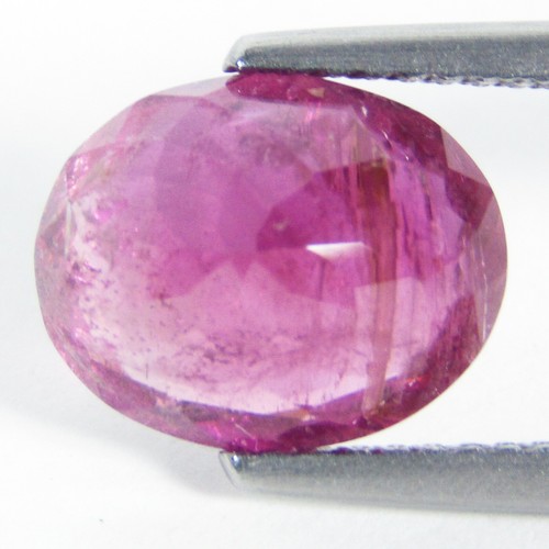 3.86Cts Luxury Look Natural Rubilite Oval Shape 11x8.8x6MM Loose Gem - Picture 2 of 4