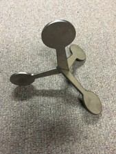 A36 Steel Walking 2.5" x 8" Tall x 3/16" 3D Flip Target 22 Caliber USA MADE 