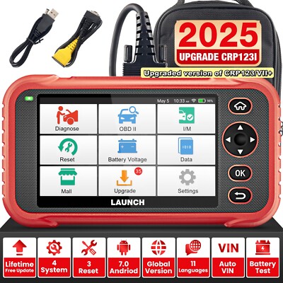 LAUNCH CRP123i Car OBD2 Scanner Code Reader Check Engine ABS SRS Diagnostic Tool