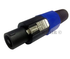 4 Pole Conductor Speaker Cable Male Connector End for SPEAKON Audio Loudspeaker