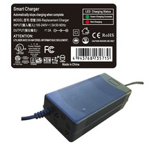 3 Amp Smart Charger for Swagtron SG-5 Swagger 5 Boost Commuter Electric Scooter