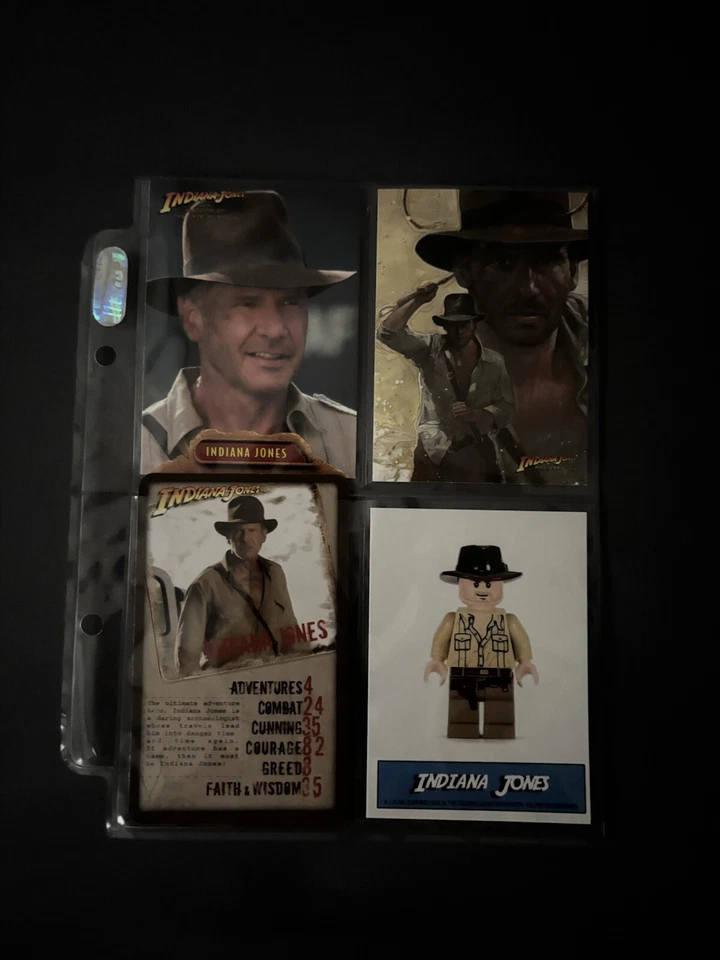 Indiana Jones™ TOPPS LEGO TRUMPS Marion Indy Mutt Spalko Dovchenko CCG CARD SET - Image 3 of 4