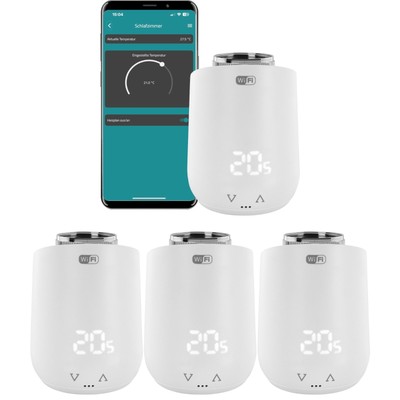 Eurotronic Comet WiFi Heizkörperthermostat Set - Smart Home Heizungssteuerung
