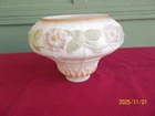 Antique Raised Flower/ Floral Milk Glass Lamp Shade