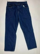 Wearguard Mens Jeans Size 36/30 Dark Wash Bootcut