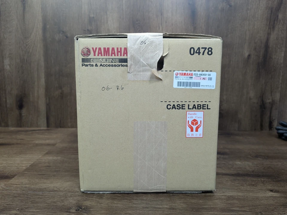 06-07 YAMAHA YZF R6 R6R OEM FARO DELANTERO FARO LÁMPARA 2C0-84301-00-00 *NUEVO Foto 3 de 4