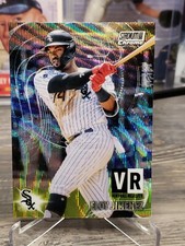 2021 Topps Stadium Club Chrome Eloy Jimenez VR Virtual Reality Wave Refractor SP
