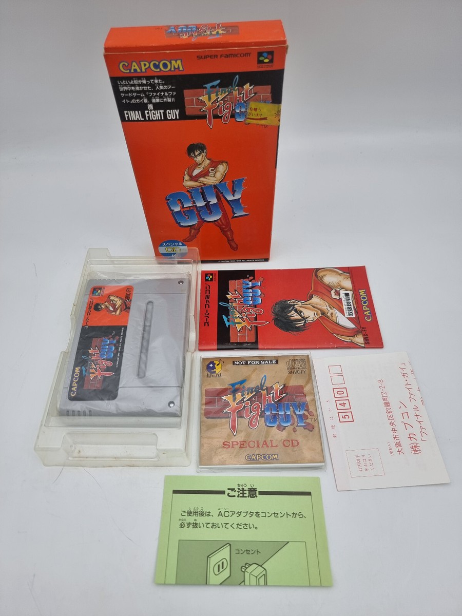 Final Fight Guy With CD Super Famicom Japan Used | eBay