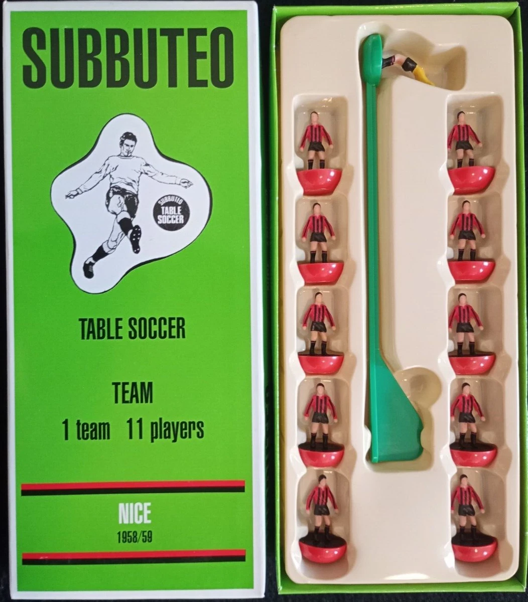 Anciennes Figurines Starlux SUBBUTEO Avec Gradins – Jouet De Foot Vintage Idéal Pour Collection