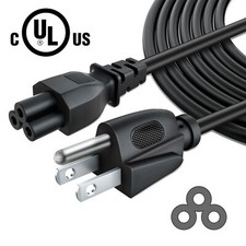 6ft UL AC Power Cord Cable For LG TV 47LN5790 50LB6100 55LB5800 Adapter 3-Prong