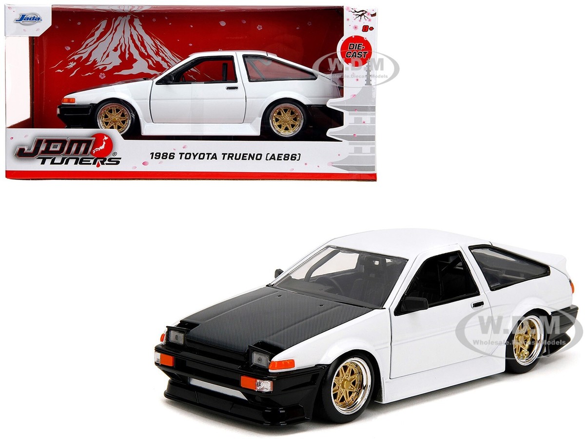 スプリンタートレノ　AE86 jada 1/24 1986 TOYOTA TRUENO (AE86) RHD WHITE 1/24 DIECAST MODEL CAR
