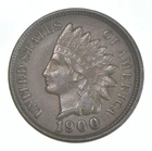 XF 1900 Indian Head Copper Cent Penny - High Grade Sample