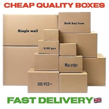 Box Cheap Cardboard Boxes Made From Recycled Paper Brand New Size 229x152x102mm