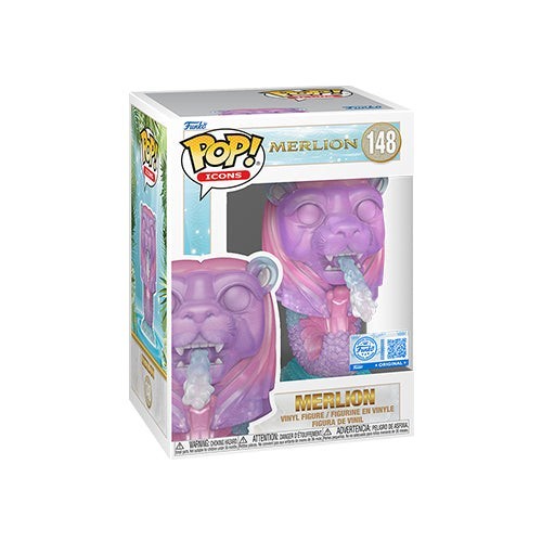 Funko Pop! Iconos Merlion translúcidos #148 (exclusivo de Singapur)