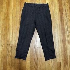 Uniqlo Men’s Dress Pants 32x27 Herringbone Old Money Cuffed 