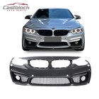 For 2014-2020 BMW 4 Series F32 F33 to M4 Style Front Bumper Body Kit W/ Fog Hole