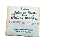 Jaeger LeCoultre 11LO-438 Balance Staff watch part (3-pack)