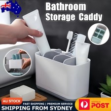 Electric Toothbrush Holder Bathroom Caddy Storage Large Multifunction Organizer