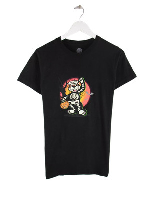 Vintage Buc-ees Halloween Print T-Shirt Schwarz S Herren