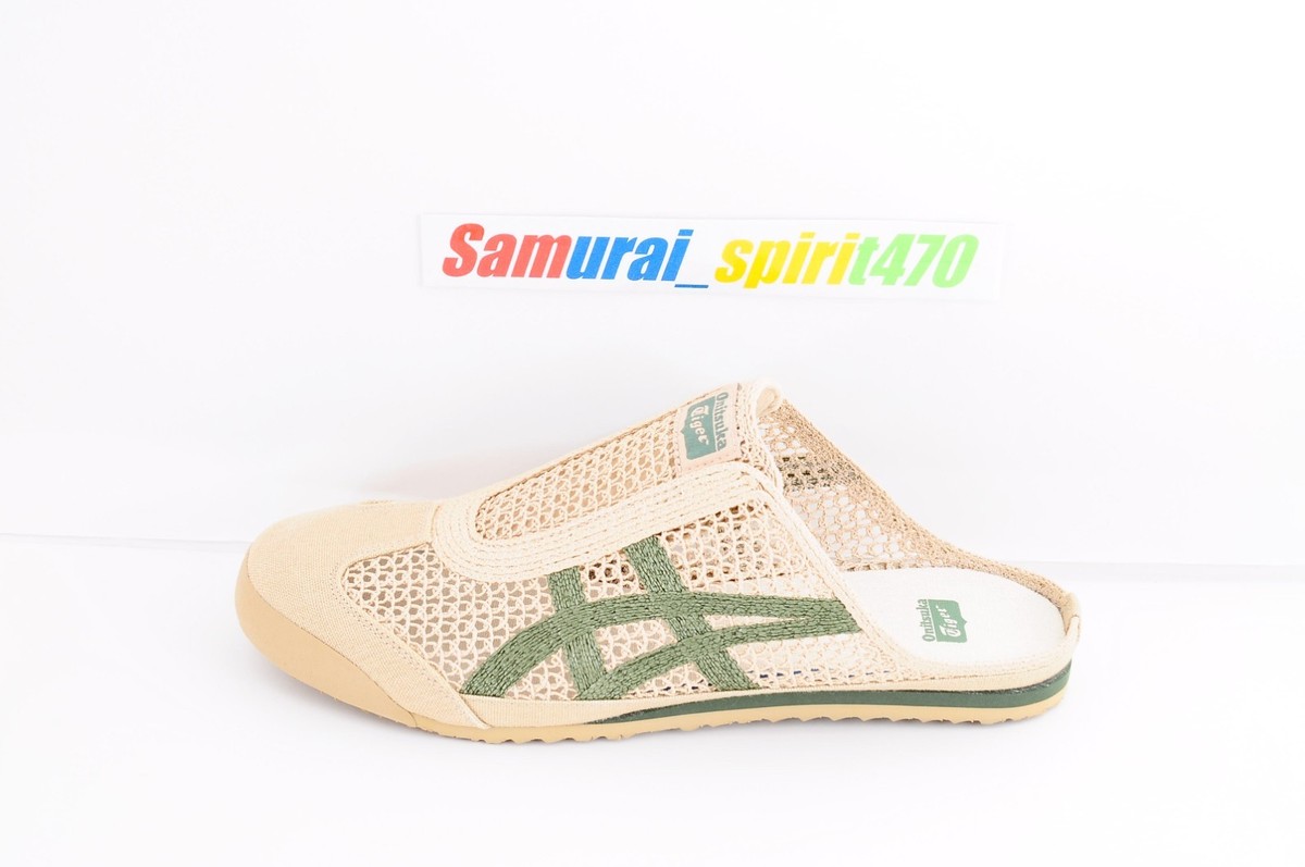 Onitsuka Tiger MEXICO 66 SABOT 1183C123.252 BEIGE/GREEN USA Buyer