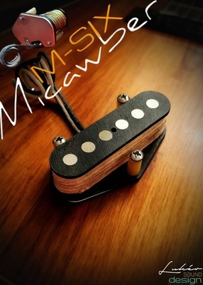 ''Micawber M-SIX'' Telecaster Bridge Pickup, Alnico V 6,35mm - 9kohm