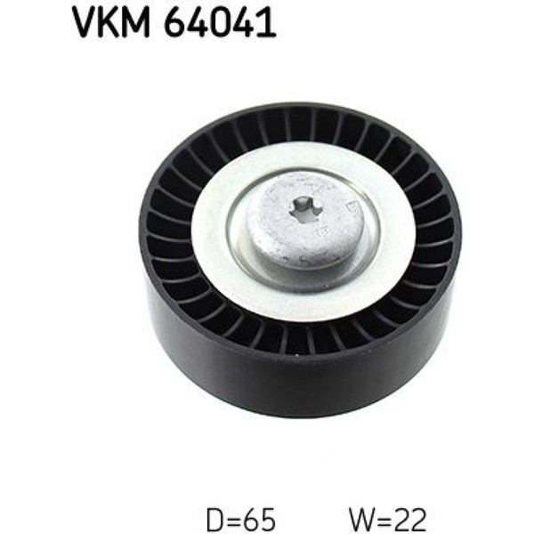 Skf Vkm 64041 Umlenkrolle FüHrungsrolle Keilrippenriemen FüR Hyundai Kia I30-image
