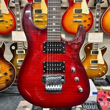 B.C.Rich ASM Flame Top Red Dinky imballaggio sicuro!