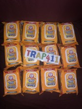 ARM  HAMMER ULTRA MAX FACE  BODY WIPES COOL WATER 30 WIPES EACH 12 PACKS 