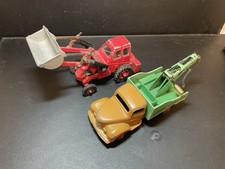 Dinky 437 Muir Hill & 430 Breakdown Truck Both Original Made In England 1950-60