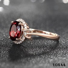 Luxus Damen Ring 18K Rosévergoldeter Rotem Kristall Imitations-Rubin Verstellbar