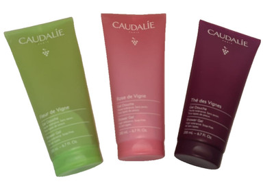 Caudalie Duschgel  3er-Set Rose de Vigne +Fleur de Vigne+The des Vignes je 200ml