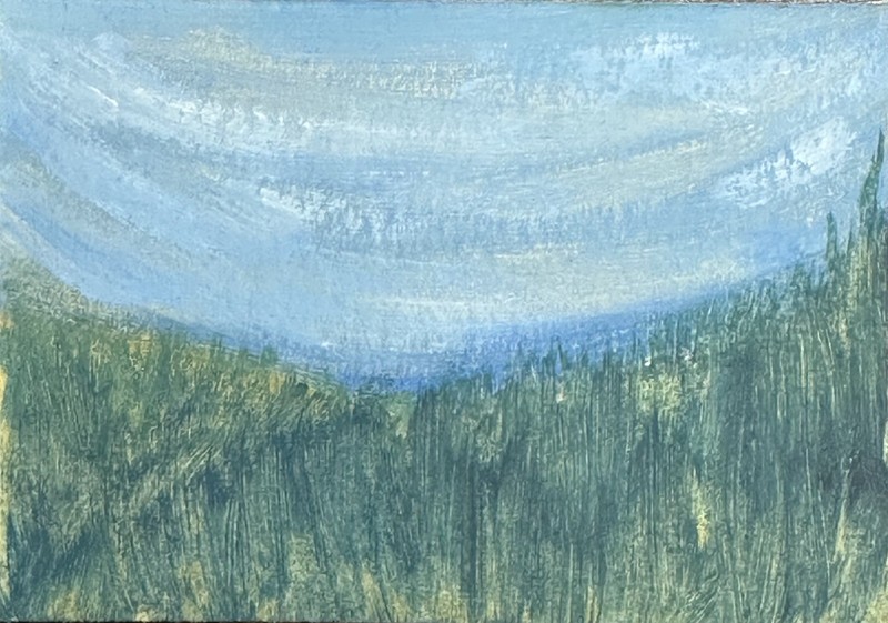 ACEO Original Oil Landscape Painting