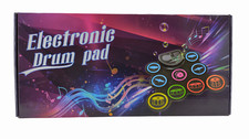 9-Pad Roll-Up Drum Set with Built-in Speakers...