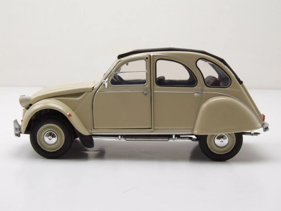 Citroen 2CV Anatra 1982 Beige Modellino 1:24 Welly - Immagine 3 di 4
