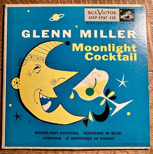 Glen Miller Moonlight Cocktail Collector's Issue 45 Rpm 7" Vinyl Record Jazz - 第 1/3 張圖片