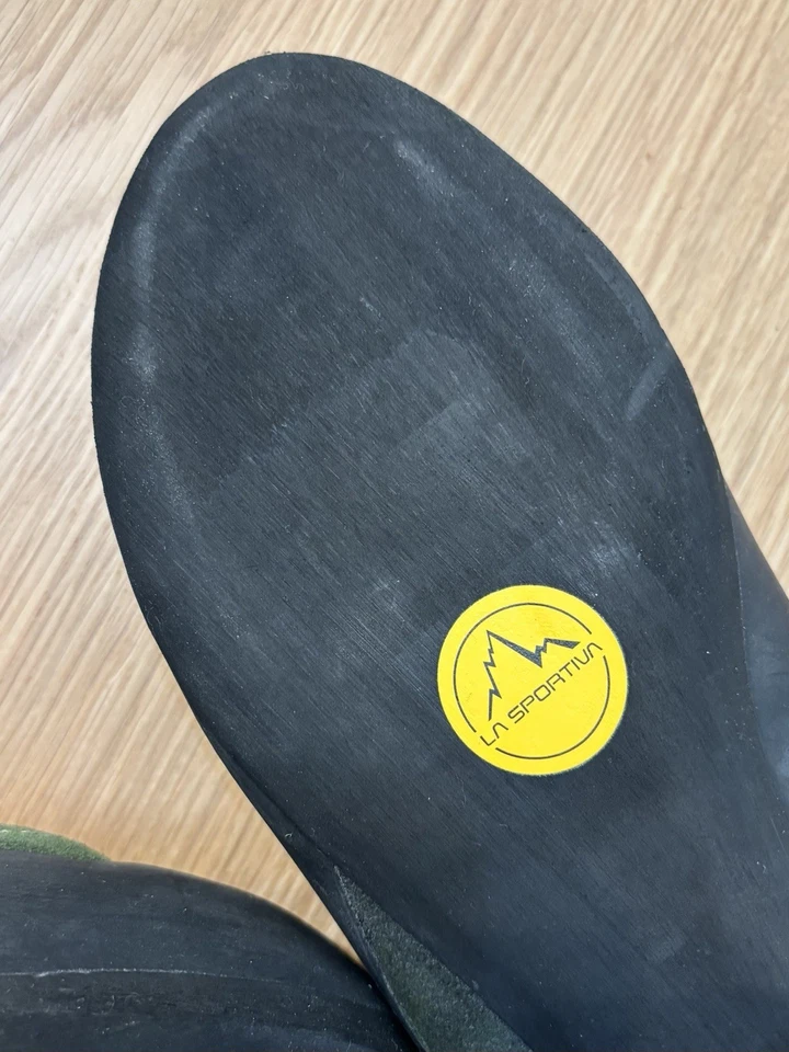 Zapatos de Escalada La Sportiva Tarantulace Para Hombre EU 46.5 US 12.5 Verde Naranja Encaje Foto 4 de 4