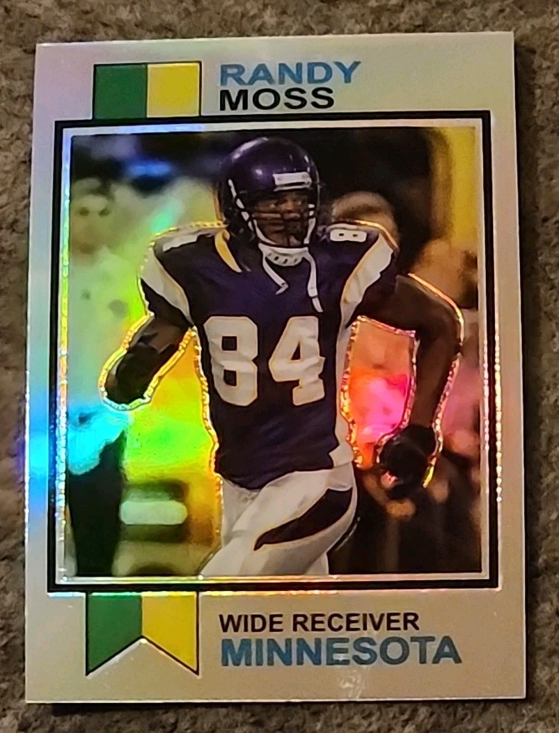 Randy Moss #1973-17 Football Cards 2023 Topps Composite 1973 Chrome trading card — raw and PSA graded price guide