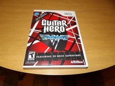 Guitar Hero Van Halen (Nintendo Wii, 2009) with Manual ~ Very Good Condition!