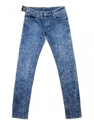 Cheap Monday Unisex Jeans schmale niedrige Taille gewaschene Knöpfe