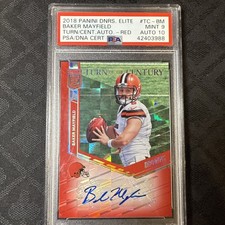 OF THE CENTURY AUTOGRAPH #BM BAKER MAYFIELD TURN/CENT.AUTO.-RED 49/49