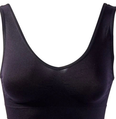 Paquete de 4 sujetadores Rhonda Shear originales Ahh mediano (M) negro gris rosa y beige cálido Foto 3 de 4