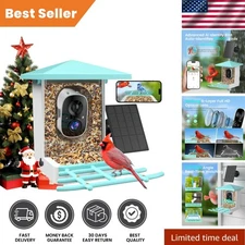 2K HD Smart Bird Feeder with Camera - Capture 16,000+ Birds, Eco-Friendly Design