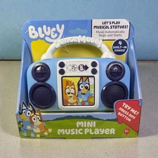 Bluey Mini Music Player Dance Mode Musical Statues Toy 4 Songs New In Box