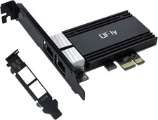 2.5G Dual RJ45 Port PCI-E Network Card with RTL8125B Conrtoller, QFly 2.5Gb Ethe