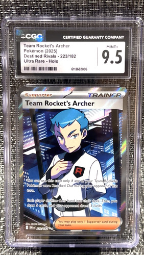 Team Rocket's Archer graded CGC 9.5 for sale on eBay