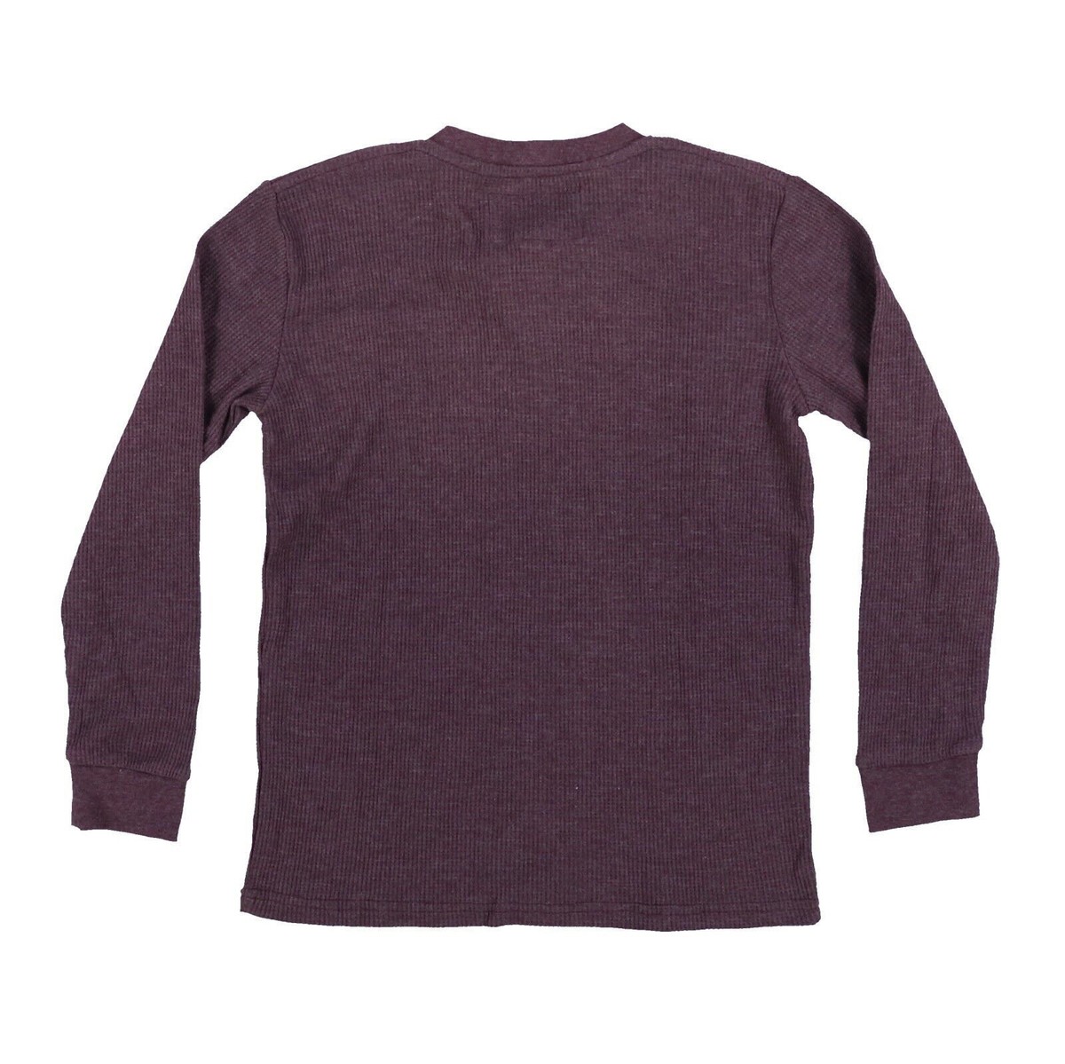 Seven Apparel Women's Thermal Shirt Top Long Sleeve Button Neck